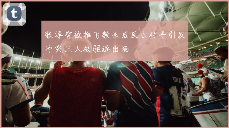 张淳智被推飞数米后反击对手引发冲突三人被驱逐出场
